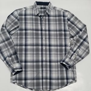 New Men's ALFANI bottom down shirt M